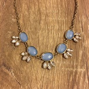 Light Blue Statement Necklace